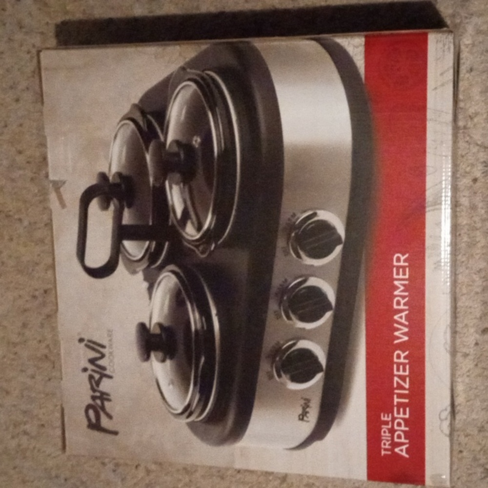 Parini Triple Appetizer Warmer